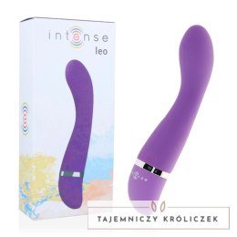 Intense Leo Lilak - silikonowy model wibrujący, 30 trybow, elastyczny INTENSE