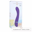 Intense Leo Lilak - silikonowy model wibrujący, 30 trybow, elastyczny INTENSE