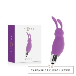 Intense Roger Rabbit Lilac - kompaktowy model silikonowy 9 cm INTENSE
