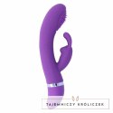 Intense Susy silikonowy model oscylacyjny krolik liliowy 18,8 cm INTENSE