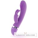 Intense Susy silikonowy model oscylacyjny krolik liliowy 18,8 cm INTENSE