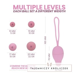 Intimichic Pelvis Health I 2.0 - Zestaw do ćwiczeń mięśni dna miednicy, silikon INTIMICHIC