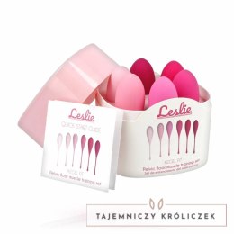 Leslie Zestaw Fit 6 Obciążnikow do Treningu Mięśni Kegla, silikonowy LESLIE