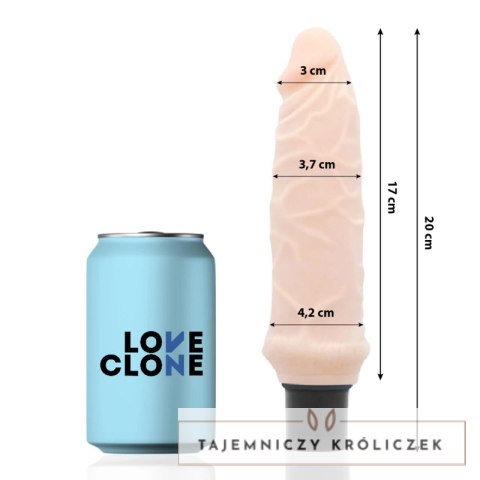 LoveClone Ivar 20 cm Samosmarujący model z regulacją wibracji LOVECLONE
