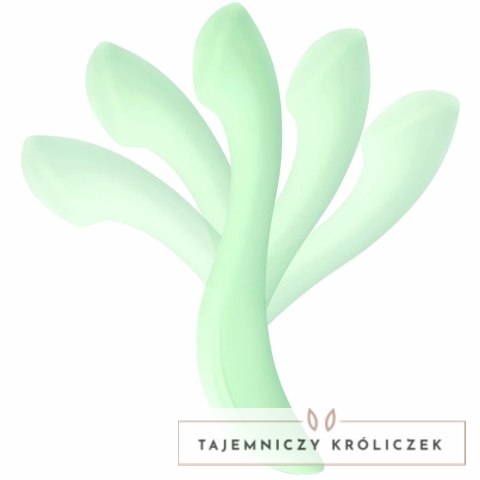 MIA Devon Zielony - Wibrator punktowy G, silikonowy, 10 trybow, 20 cm MIA