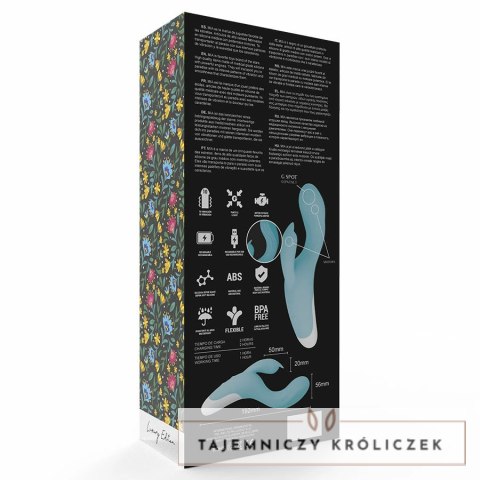 MIA Dresde model podwojny turkusowy - wodoodporny, 19,2 cm, silikon MIA
