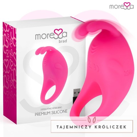 Moressa Brad silikonowy model z funkcją rotacji rożowy USB MORESSA