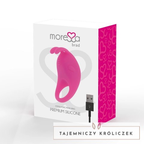 Moressa Brad silikonowy model z funkcją rotacji rożowy USB MORESSA