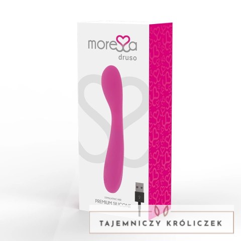 Moressa Druso Premium silikonowy model smukły, 30 trybow, ładowalny MORESSA
