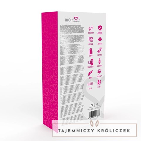 Moressa Edgar Premium - Zestaw Silikonowy Sterowany Pilotem, USB, 12 Trybow MORESSA