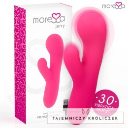 Moressa Jerry Premium silikonowy model z 2 silnikami, 30 trybow, fioletowy MORESSA