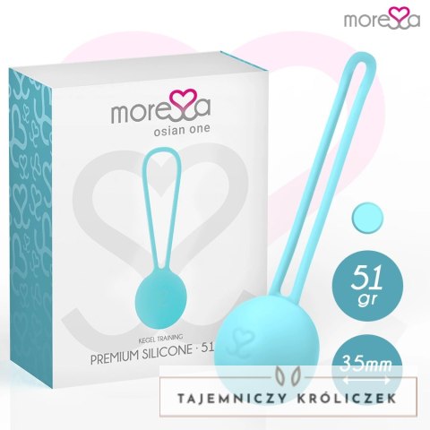 Moressa Osian One Kulki do Ćwiczeń Silikon Turkusowy 51g 34mm MORESSA