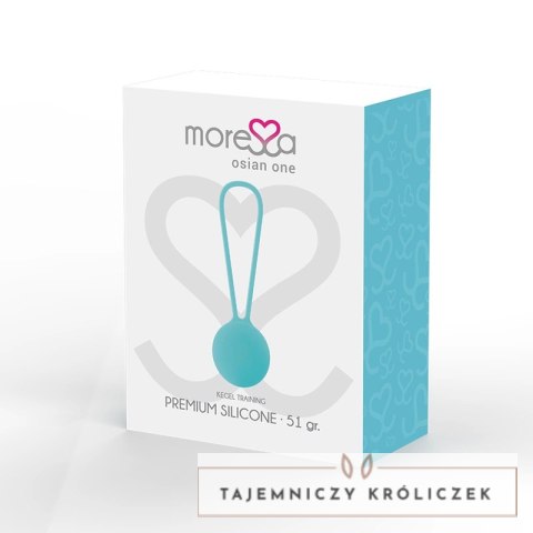 Moressa Osian One Kulki do Ćwiczeń Silikon Turkusowy 51g 34mm MORESSA