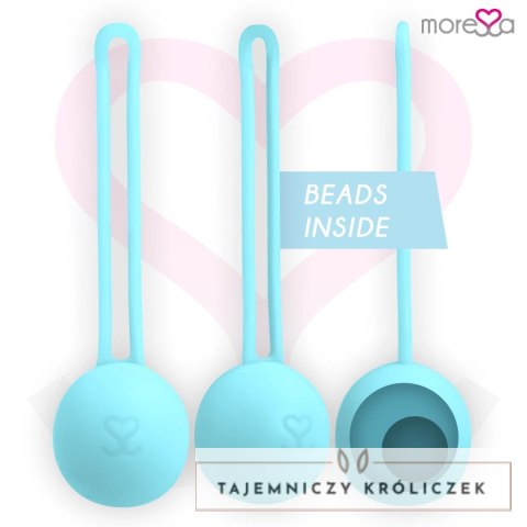 Moressa Osian One Kulki do Ćwiczeń Silikon Turkusowy 51g 34mm MORESSA