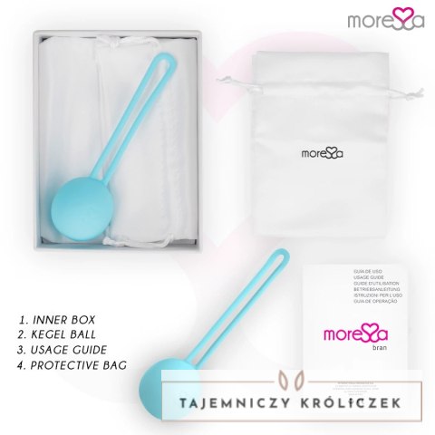 Moressa Osian One Kulki do Ćwiczeń Silikon Turkusowy 51g 34mm MORESSA