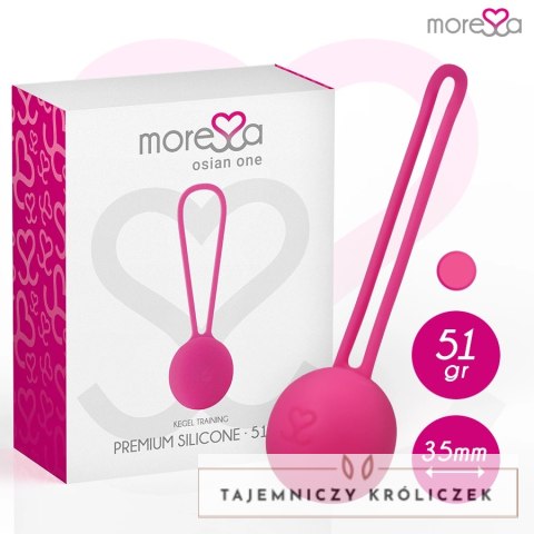 Moressa Osian One - silikonowe kulki do ćwiczeń mięśni miednicy 34 mm MORESSA