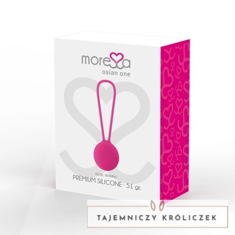 Moressa Osian One - silikonowe kulki do ćwiczeń mięśni miednicy 34 mm MORESSA