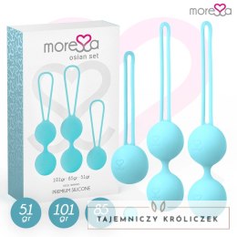 Moressa Osian Zestaw Treningowy Premium Turkusowy Silikon 3 Szt. MORESSA