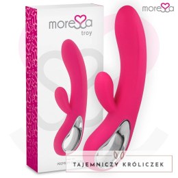 Moressa Troy Premium silikonowy model z podwojnym silnikiem, fioletowy MORESSA