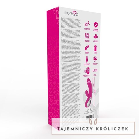 Moressa Troy Premium silikonowy model z podwojnym silnikiem, fioletowy MORESSA