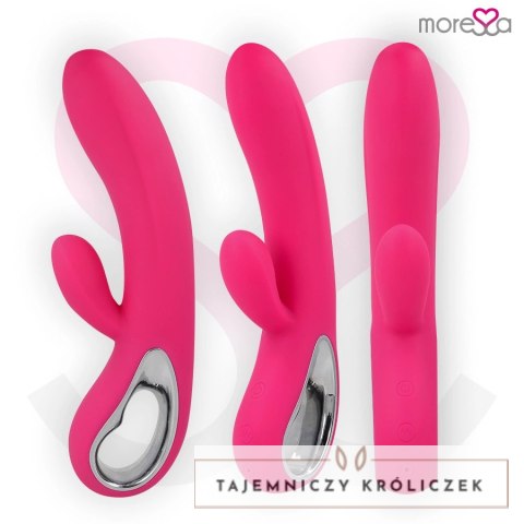 Moressa Troy Premium silikonowy model z podwojnym silnikiem, fioletowy MORESSA