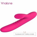 Nalone Peri - model z funkcją swing i zewnętrznym elementem stymulującym, rożowy NALONE