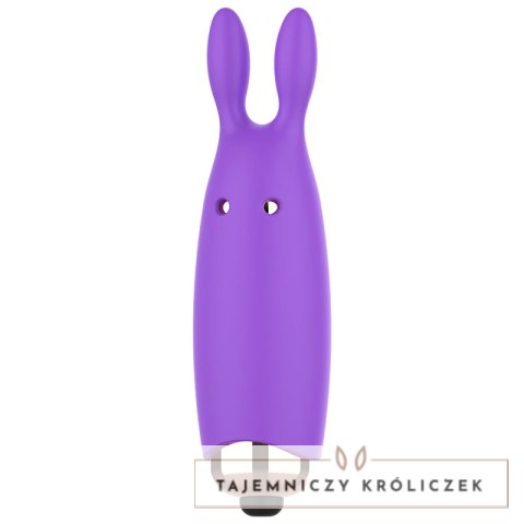 Womanvibe Bugsy silikonowy stymulator typu krolik, mini, fioletowy WOMANVIBE