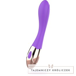 Womanvibe Sunny - silikonowy model ładowany, złoto-liliowy, 19,7 cm WOMANVIBE