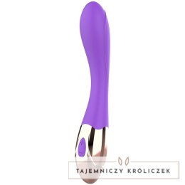 Womanvibe Sunny - silikonowy model ładowany, złoto-liliowy, 19,7 cm WOMANVIBE