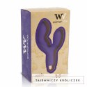 Womanvibe Vanix silikonowy stymulator unisex 12,1 cm fioletowy WOMANVIBE