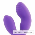 Womanvibe Vanix silikonowy stymulator unisex 12,1 cm fioletowy WOMANVIBE