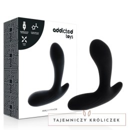 Addicted Toys Masażer Prostaty Czarny 30 Trybow Wibracji USB 12,5cm ADDICTED