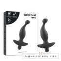 Addicted Toys Masażer analny czarny Model 1 wibrujący silikonowy ADDICTED