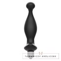 Addicted Toys Masażer analny czarny Model 1 wibrujący silikonowy ADDICTED