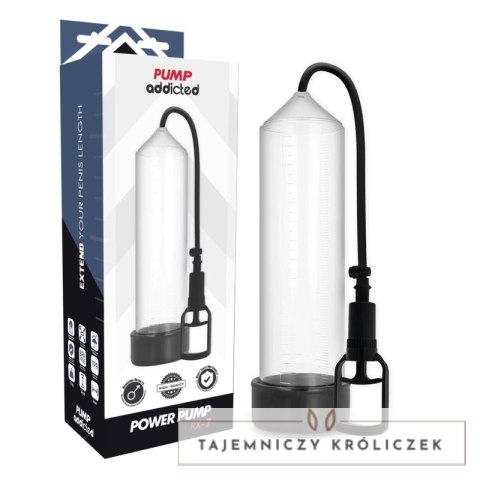 All Pump Addicted RX7 Transparent - system prożniowy, 24 cm, ABS/Silikon PUMP ADDICTED