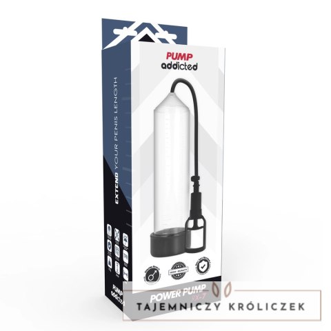 All Pump Addicted RX7 Transparent - system prożniowy, 24 cm, ABS/Silikon PUMP ADDICTED