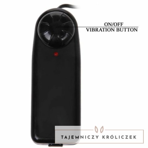 Baile Dynamic Vibe 20 cm - Model z wibracjami i funkcją obrotową, naturalny BAILE