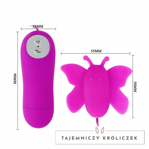 Baile Love Motyl Intymny Stymulator 12 Trybow Liliowy Z Pilotem BAILE