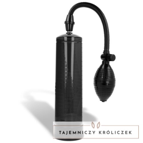 INTENSE Pump 02 czarna - system prożniowy, cylinder 20 cm, wskaźnik INTENSE