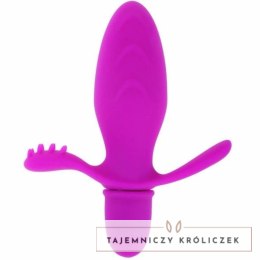 PRETTY LOVE Fith - silikonowy wibrator dwustrefowy 10 trybow, 11 cm PRETTY LOVE