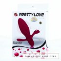 PRETTY LOVE Fith - silikonowy wibrator dwustrefowy 10 trybow, 11 cm PRETTY LOVE
