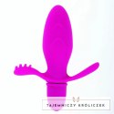 PRETTY LOVE Fith - silikonowy wibrator dwustrefowy 10 trybow, 11 cm PRETTY LOVE