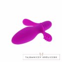 PRETTY LOVE Fith - silikonowy wibrator dwustrefowy 10 trybow, 11 cm PRETTY LOVE