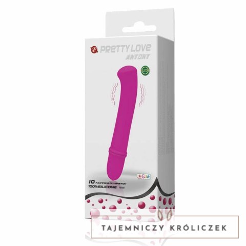 Pretty Love Antonius Mini Masażer Wibracyjny Liliowy 12,5 cm PRETTY LOVE