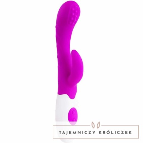 Pretty Love Arthur - Wibrator liliowy, ergonomiczny silikon 20cm PRETTY LOVE
