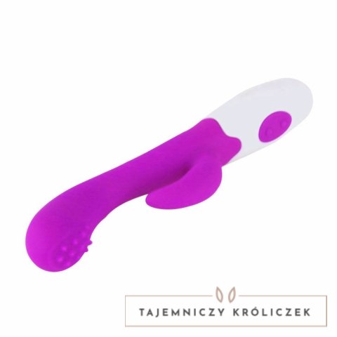 Pretty Love Arthur - Wibrator liliowy, ergonomiczny silikon 20cm PRETTY LOVE
