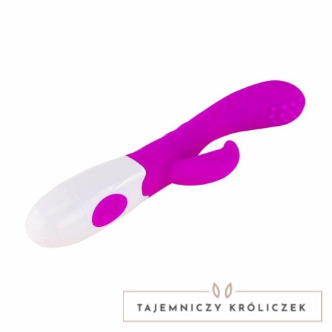Pretty Love Arthur - Wibrator liliowy, ergonomiczny silikon 20cm PRETTY LOVE