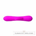 Pretty Love Barrete silikonowy model intymny 30 trybow 210mm fioletowy PRETTY LOVE