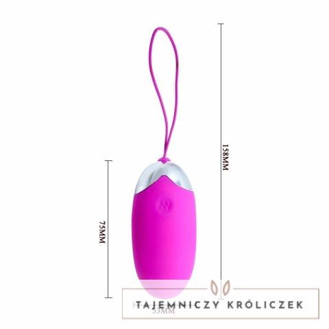 Pretty Love Berger - Jajko wibracyjne z pilotem, 12 trybow, ładowalne PRETTY LOVE