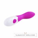 Pretty Love Bishop - masażer intymny liliowo-biały, 30 trybow, 18 cm PRETTY LOVE